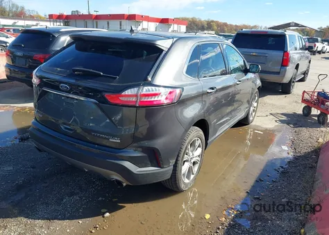2019 Ford Edge Titanium from USA, damaged, VIN 2FMPK3K97KBB20011